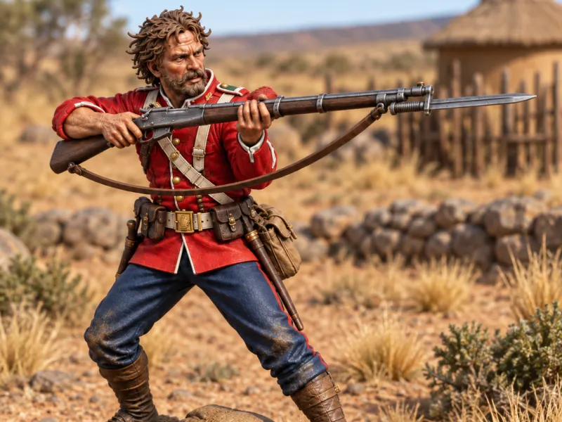 Zoulouland private Hook, hero of Rorke's drift. 54 mm scale