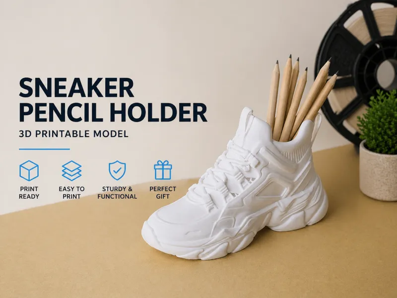 Sneaker organizer-pencil holder