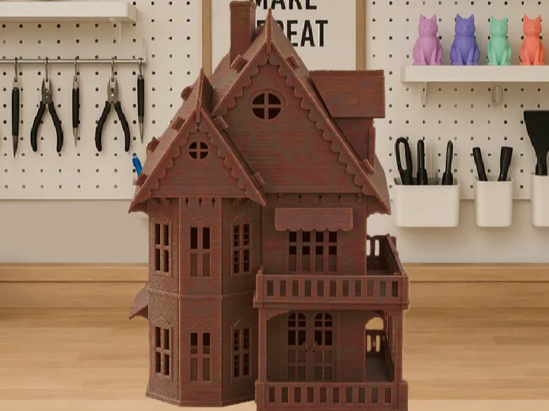 Victorian Gothic Style Doll House