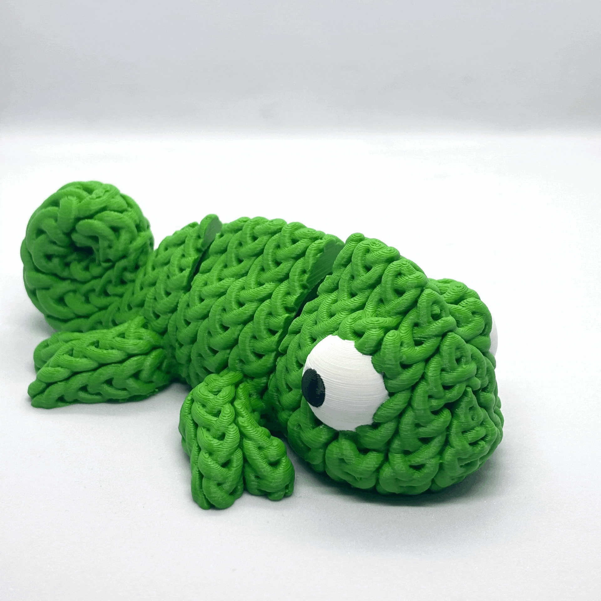 Knitted Flexi Chameleon