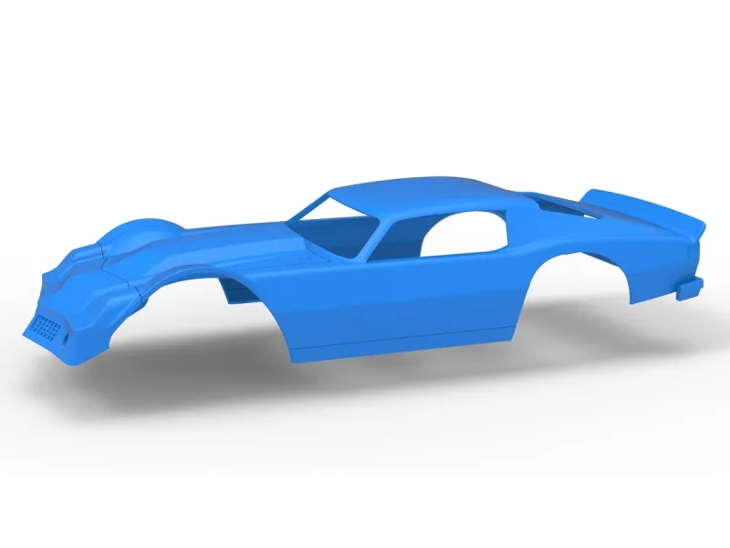Shell of Vintage Dirt late model Race car V2 Scale 1:25