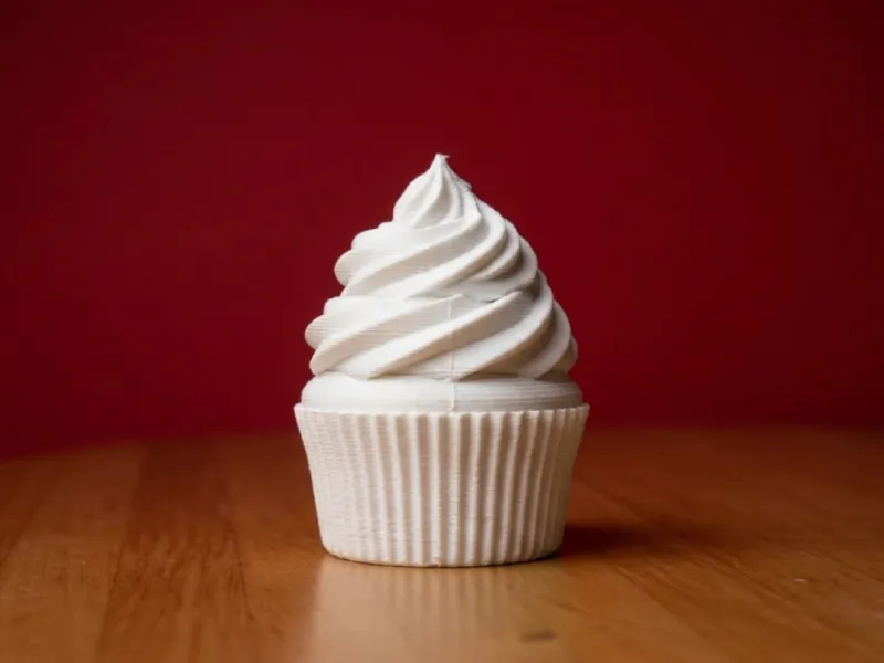 1:12 Schaal Cupcake 3D-model – Miniatuurdessert