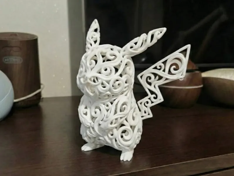 Pokemon Pikachu Voronoi - "Elektrik İmpulsu"