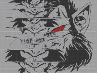 Hueforge dbz