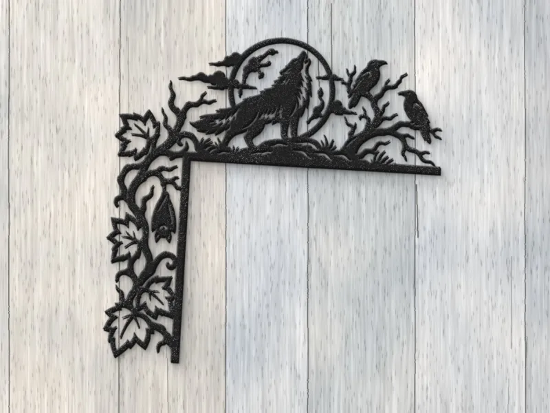 Werewolf Moon Corner Door Topper