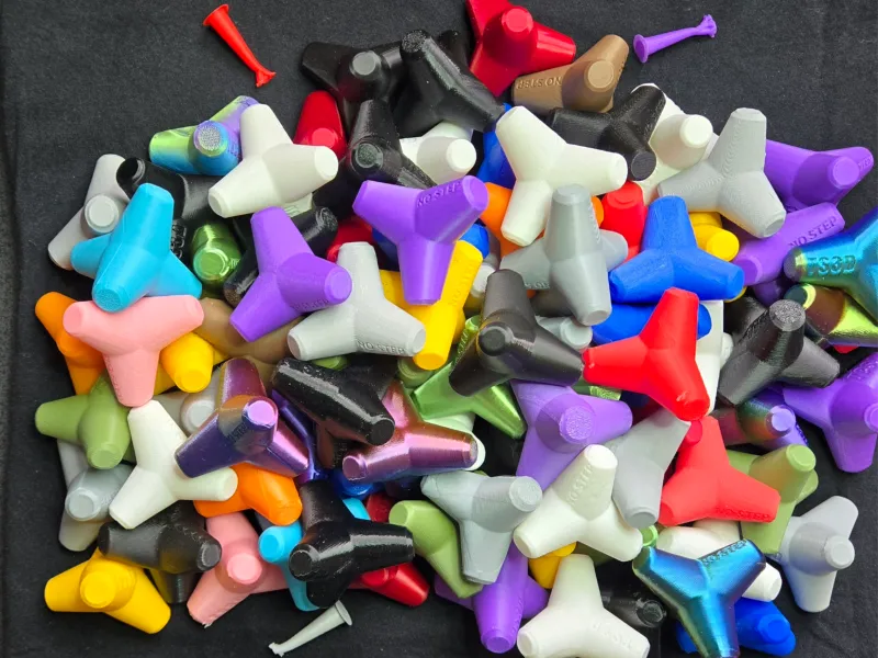 Utility Breakwater Tetrapod Scalable Fidget Prop Swatch Toy