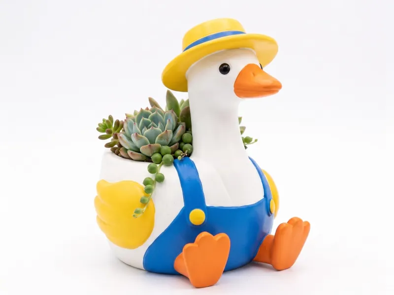 Porch Goose Planter