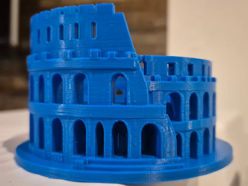 Style bloc lego colisee rome