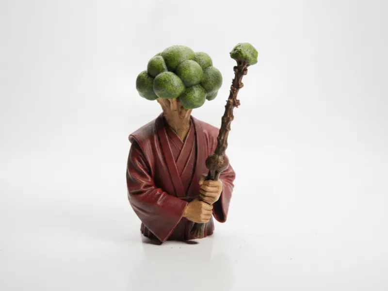 Broccolee Bust Anime Character Figurine 3D Printable