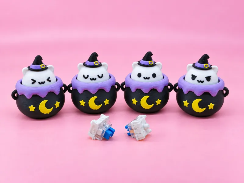 Mini Cauldron Cat Clicker