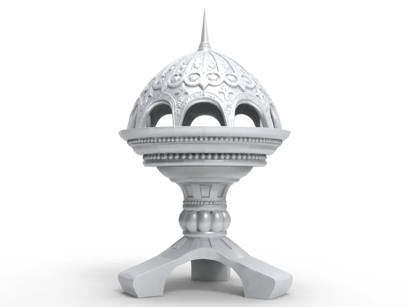 Al Riyam Incense Burner – مبخرة الريام مسقط عمان 3D Model