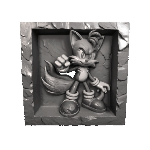 Tails rock frame - Sonic