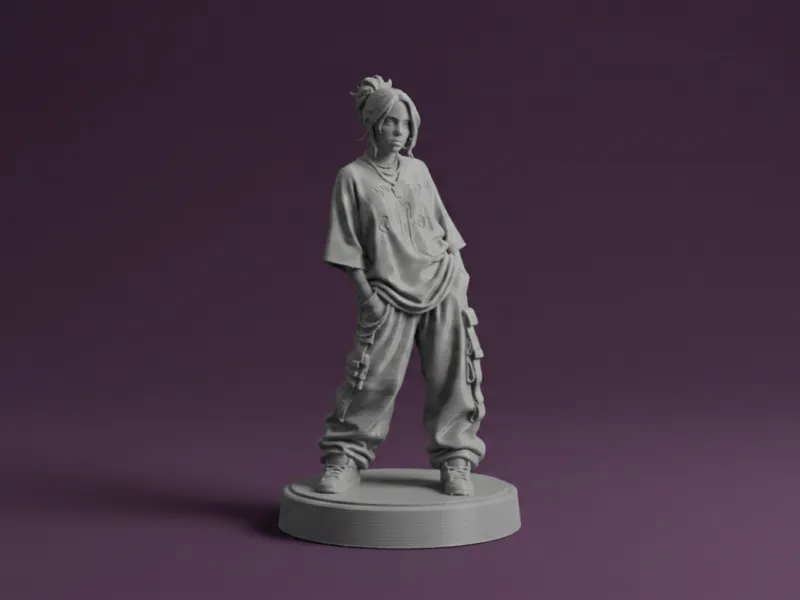 比莉·艾利什手办