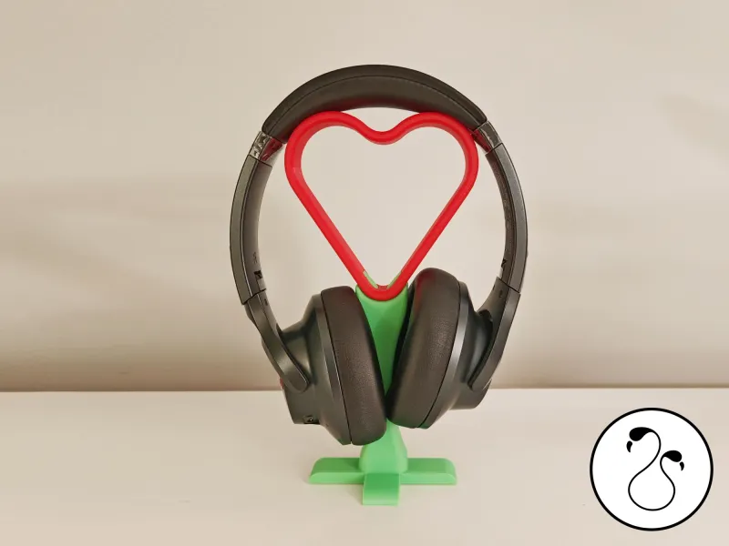 Heart Headphone Stand – Snap-Fit Modular Design