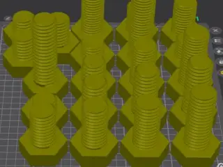 SCREWS M4-M16 ISO 4017 (NORMAL HEX BOLT)