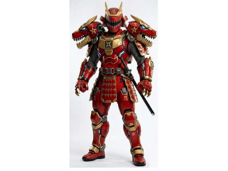 Cyberpunk Dragon Samurai Power Armor