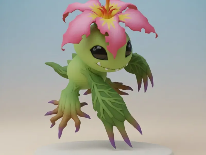 Palmon Digimon Creature Model