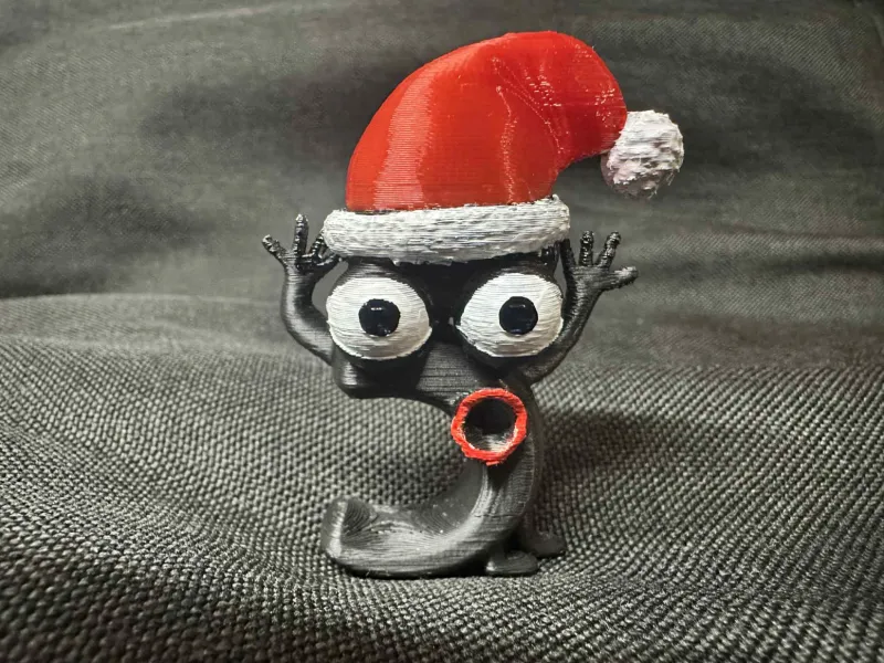 5 – Noel Baba Şapkalı Beş Rakamı Figürü