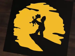Simpsons Lion King
