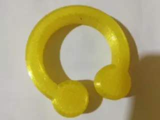 Curtain ring tieback