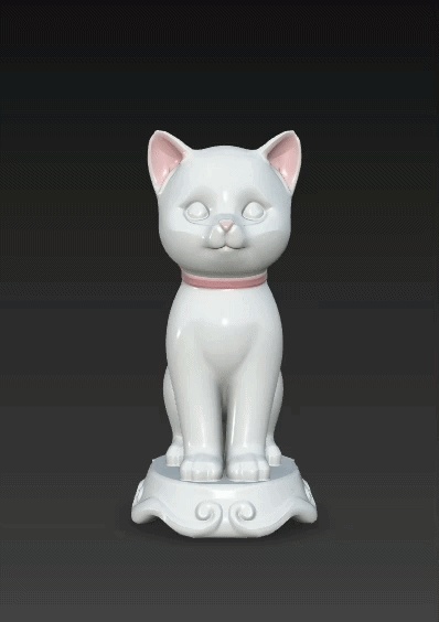 Tiny White Kitten-0