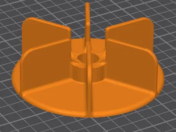 Impulsor de motor eléctrico de 106 mm, eje de 15,3 mm