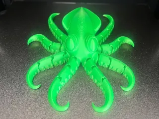 Articulated print in place flexi squid