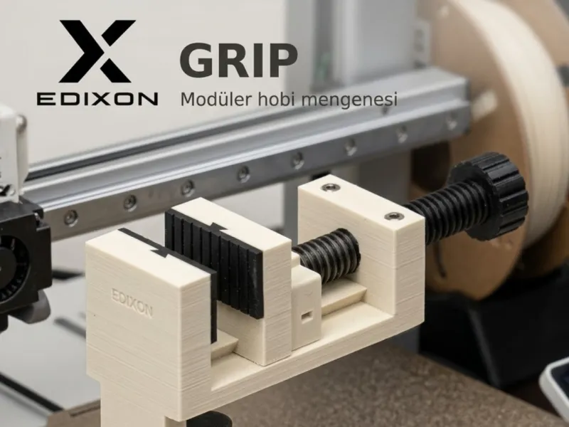 EDIXON GRIP | モジュラーホビー万力 | STL + STEP