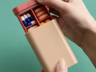 Slim Pocket Pill Organizer - Minimalist Design