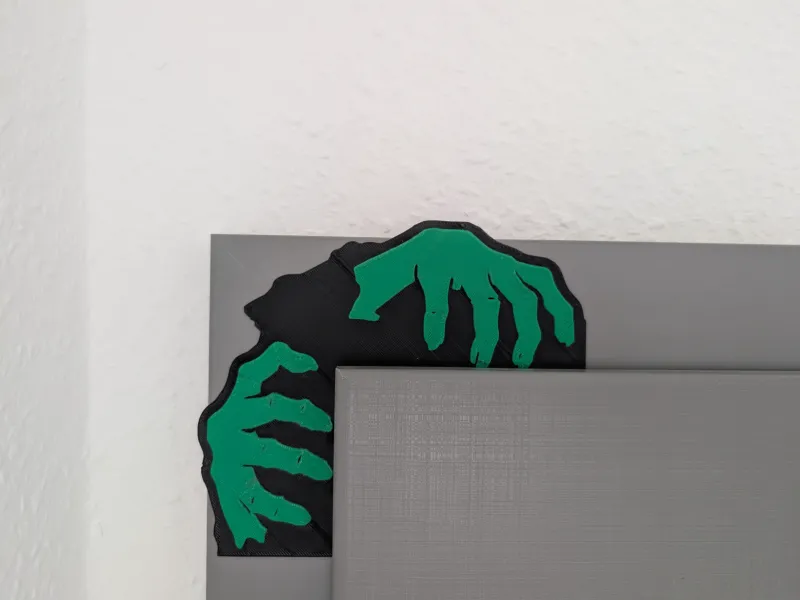 Decoración de Esquina con Garras Aterradoras 🧟‍♂️🐾