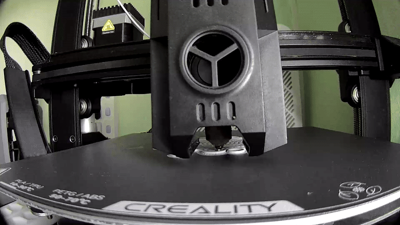 Nebula camera mount - front view