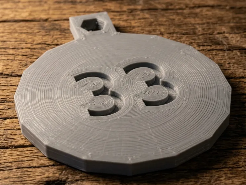 Number 33 Tag