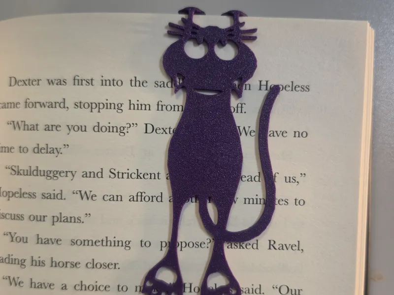 CURIOUS CAT BOOK MARK