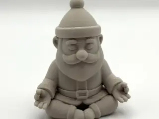 Meditating Santa