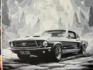 mustang BW hueforge 200x200