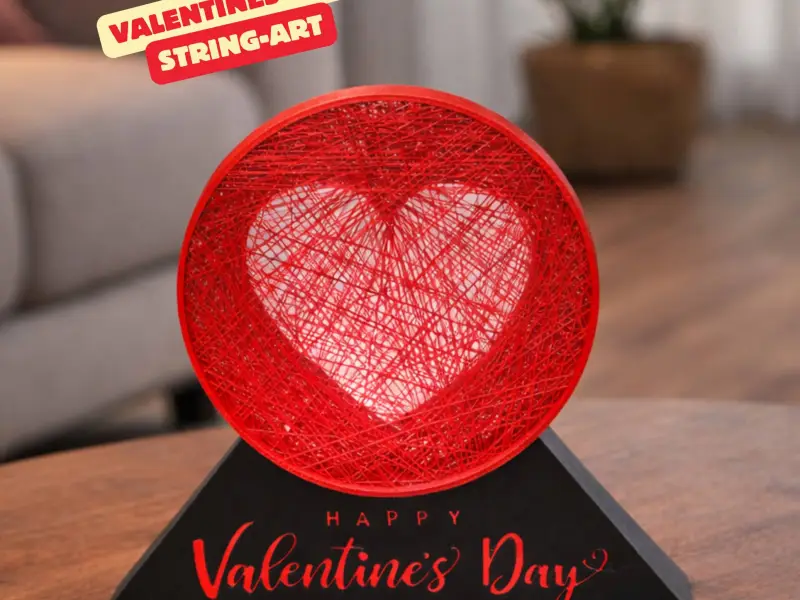 VALENTIJNSDAG STRING-ART / WEES MIJN VALENTIJN