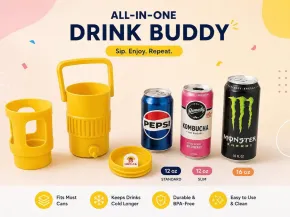 16oz 3-in-1 Dosenkühler - Der ultimative Drink Buddy - Basic