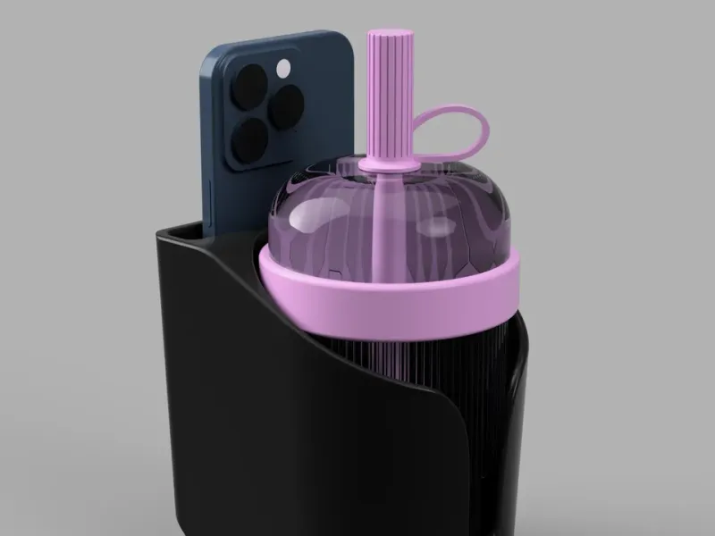 Joolz stroller cup holder with phone compartment