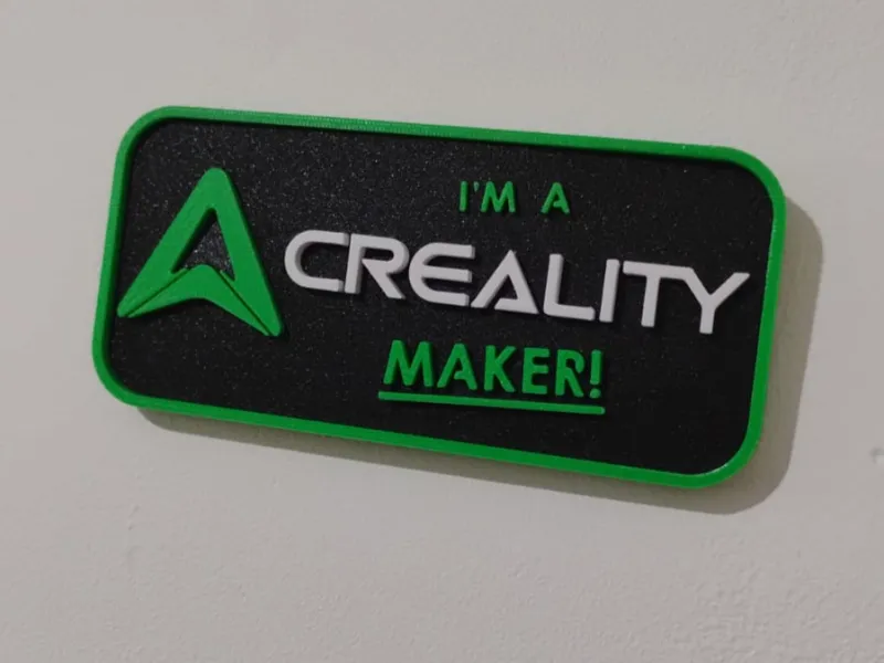 Табличка Creality Maker