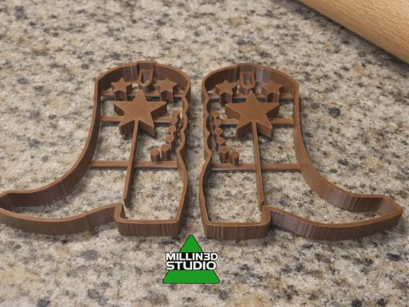 Cortadores de Biscoito em Forma de Bota de Cowboy