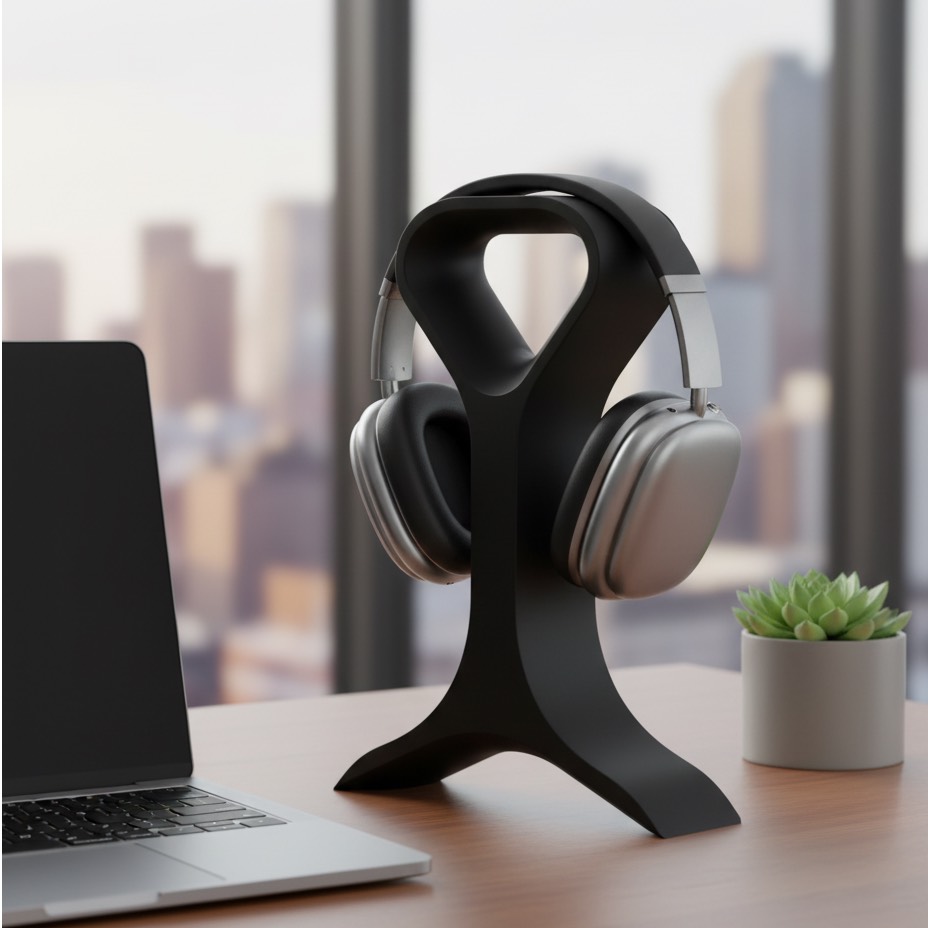 Headphone Stand - Home - PLA - 3D printed product
