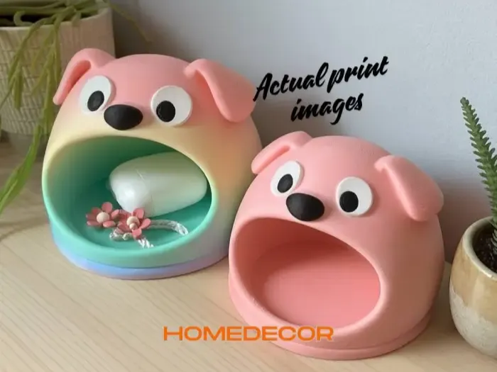 Cute Puppy Big-Mouth Storage Holder