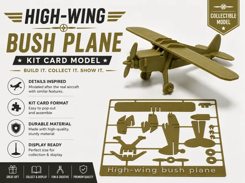 High-wing bush plane