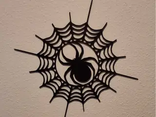 Wall art - Tela araña con araña