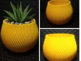 Spiral Planter (2 Sizes) – Easy Print-0