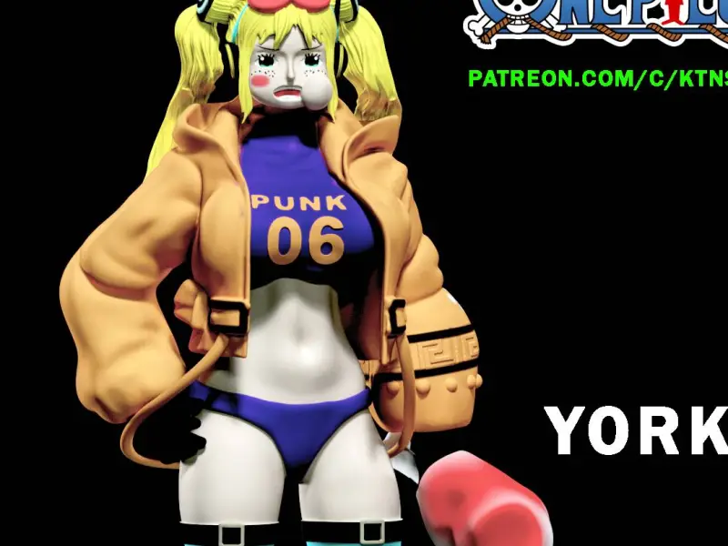 YORK fanart - VEGAPUNK - ONE PIECE - 3D PRINT