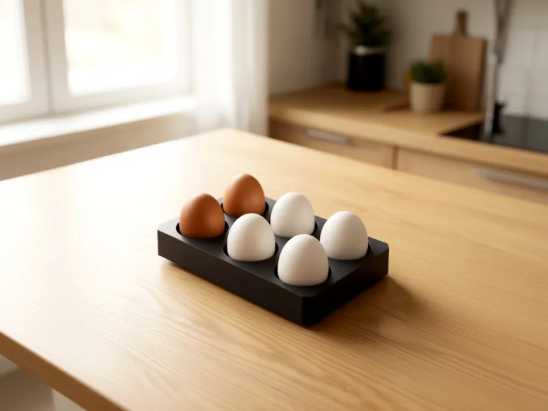 EggCove: Six-Egg Countertop Tray