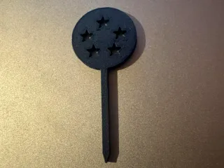 5-Star Dragon Ball Cupcake Topper