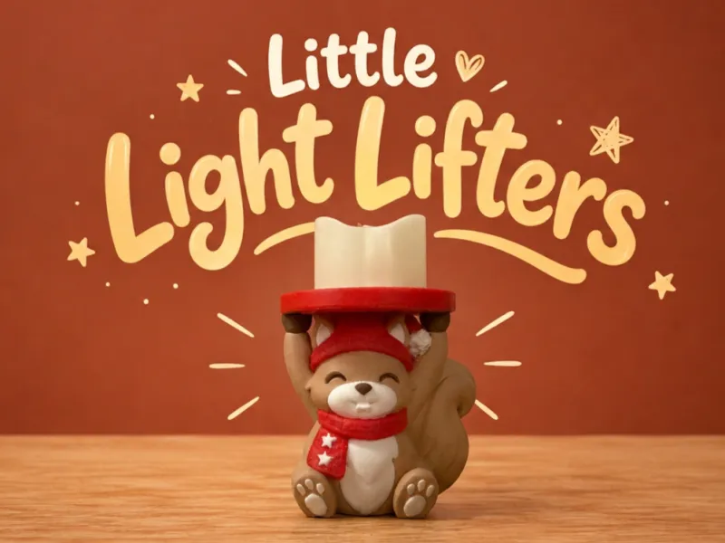 Squirrel Christmas Little Light Lifters
