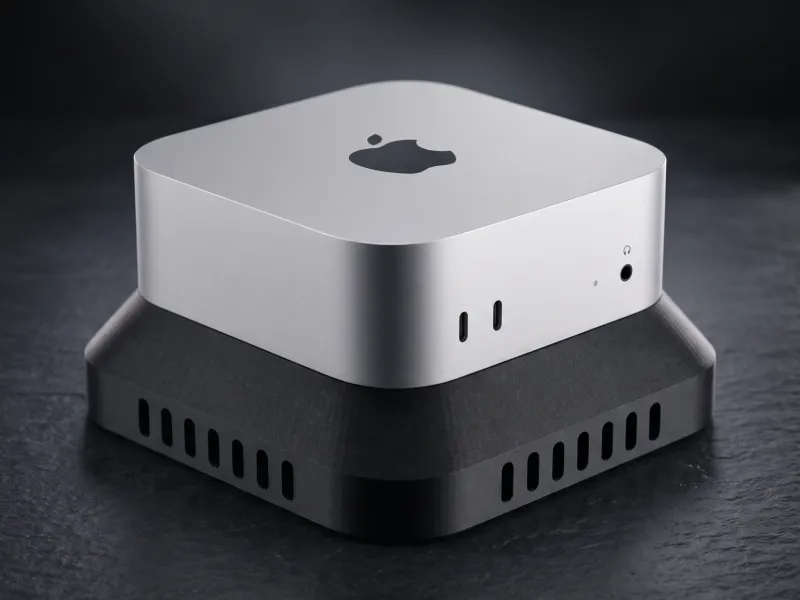 Soporte ventilado cónico personalizado para Mac Mini M4 Serie 2